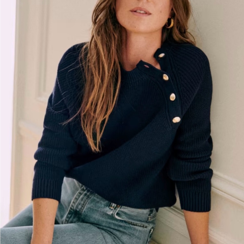 Sezane Gary Sweater - Black NWOT